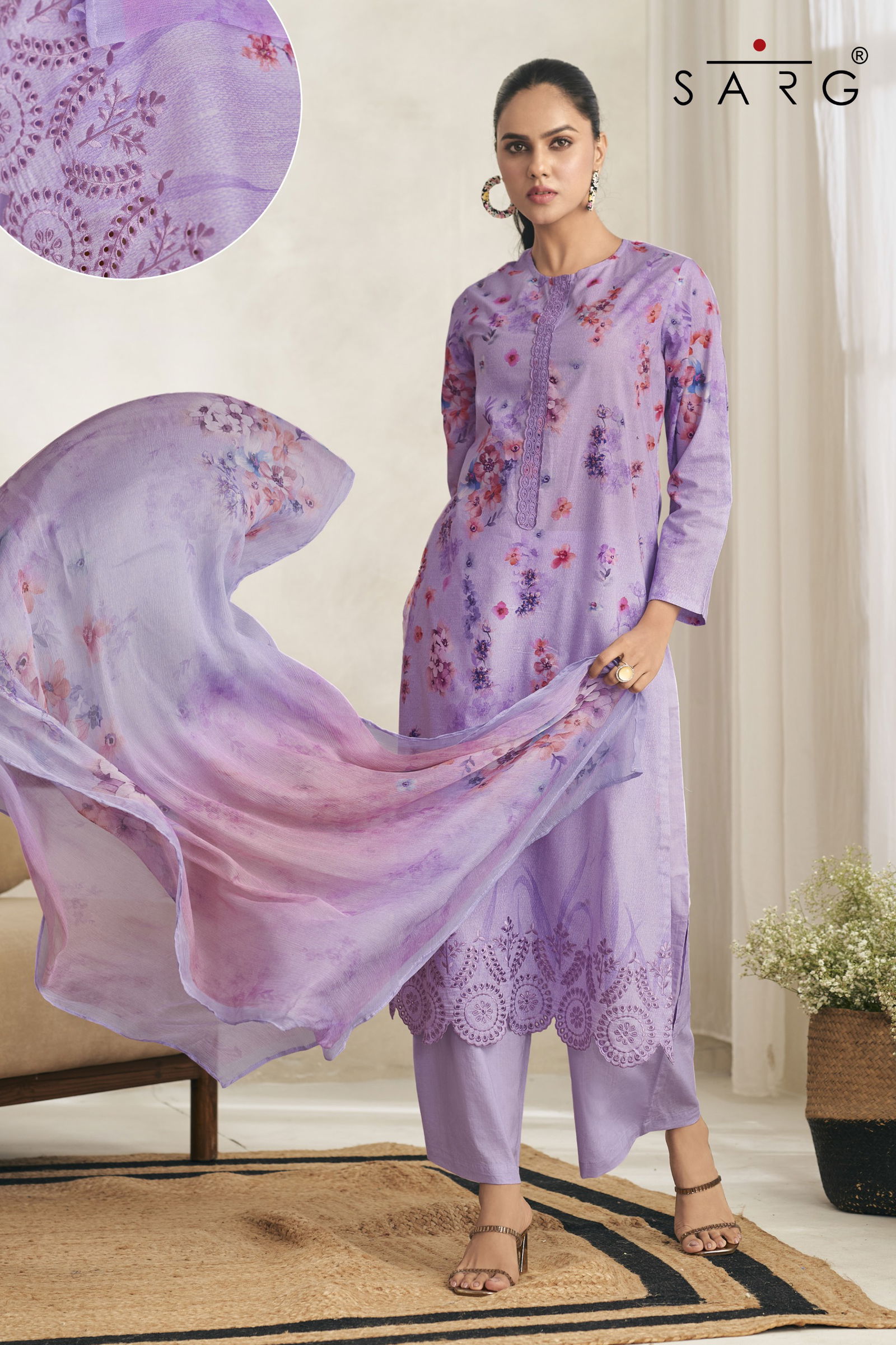 Avigya By Sarg Lawn Cotton Printed Dress Material Wholesale Shop In Surat
